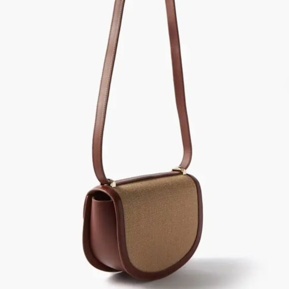 A.P.C. Geneve Jute Leather Shoulder Bag - Picture 4 of 11